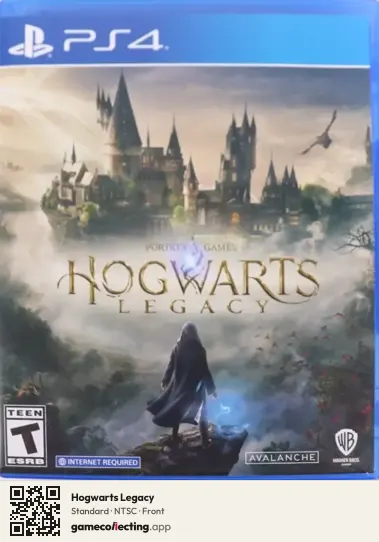 Hogwarts Legacy PlayStation 4, NTSC box front