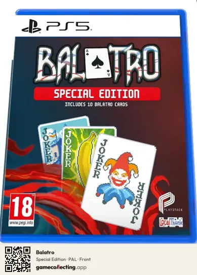 Balatro PlayStation 5, PAL box front