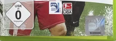 FIFA 10, the USK square on its front