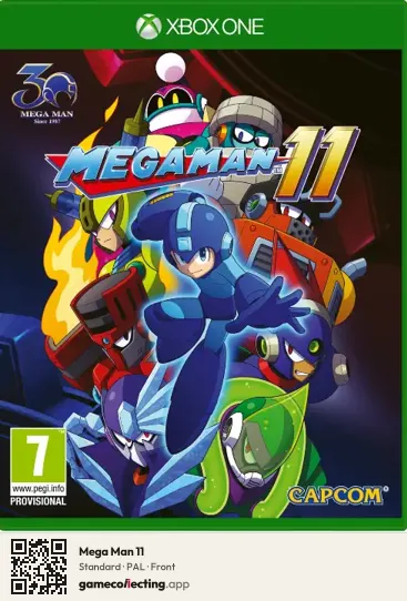 Mega Man 11 Xbox One, PAL box front