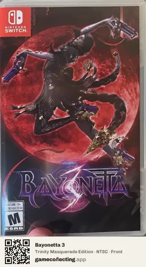 Bayonetta 3 Nintendo Switch, NTSC box front