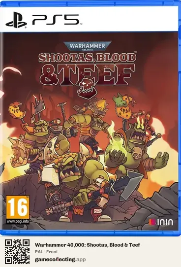 Warhammer 40,000: Shootas, Blood & Teef PlayStation 5, PAL box front