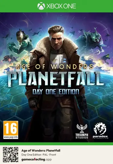 Age of Wonders: Planetfall Xbox One, PAL box front