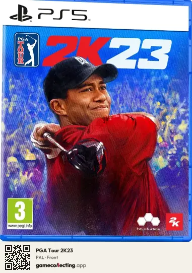 PGA Tour 2K23 PlayStation 5, PAL box front