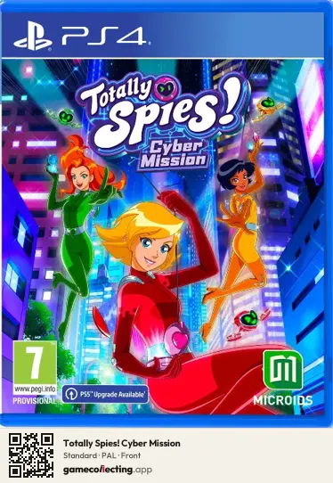 Totally Spies! Cyber Mission PlayStation 4, PAL box front