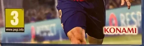 Pro Evolution Soccer 2018, the USK square on its front