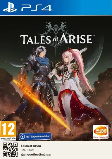 Tales of Arise PlayStation 4, PAL box front