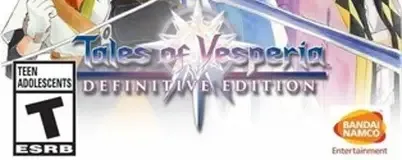 Tales of Vesperia, the ESRB box on its front