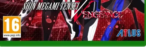 Shin Megami Tensei V: Vengeance, the PEGI square on its front