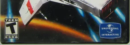 Battlestar Galactica, the ESRB box on its front