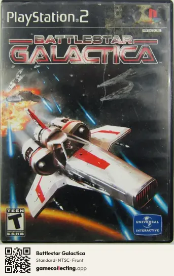 Battlestar Galactica PlayStation 2, NTSC box front