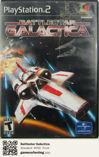 Battlestar Galactica PlayStation 2, NTSC box front