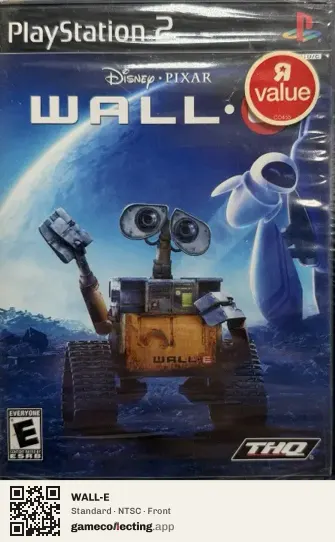 WALL-E PlayStation 2, NTSC box front