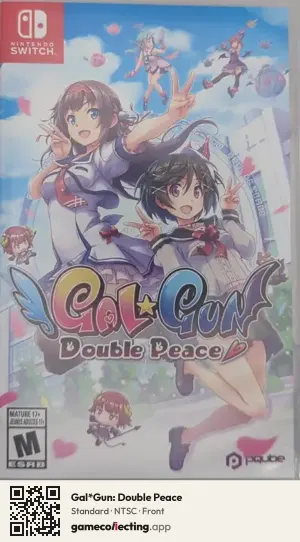 Gal*Gun: Double Peace Nintendo Switch, NTSC box front