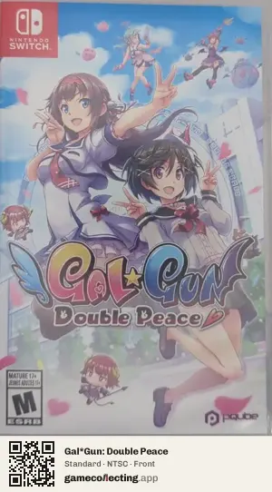 Gal*Gun: Double Peace Nintendo Switch, NTSC box front