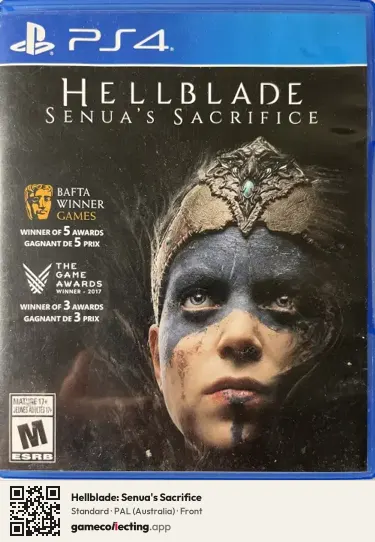 Hellblade: Senua's Sacrifice PlayStation 4, Australia box front
