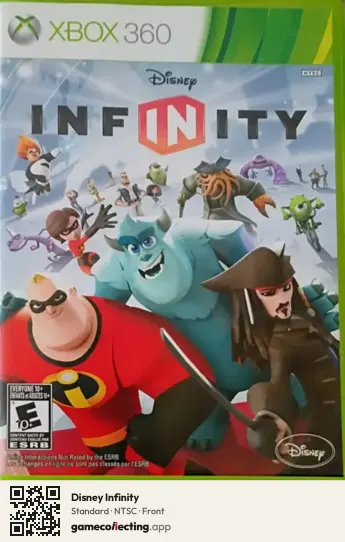 Disney Infinity Xbox 360, NTSC box front