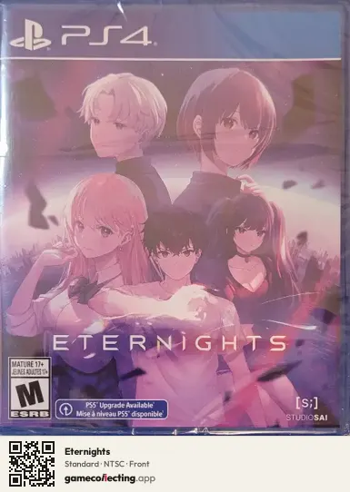 Eternights PlayStation 4, NTSC box front