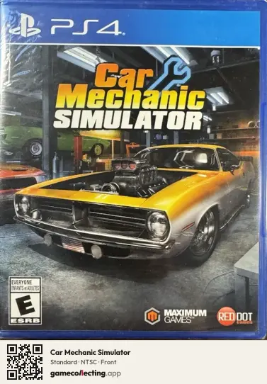 Car Mechanic Simulator PlayStation 4, NTSC box front
