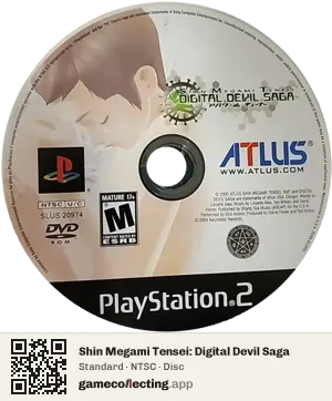 Shin Megami Tensei: Digital Devil Saga PlayStation 2, NTSC disc
