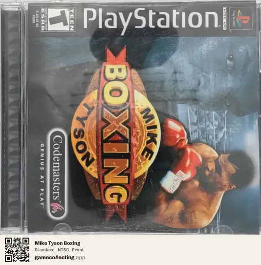 Mike Tyson Boxing PlayStation, NTSC box front