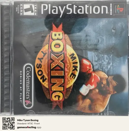 Mike Tyson Boxing PlayStation, NTSC box front