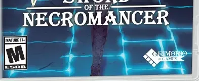 Sword of the Necromancer, the ESRB box on its front