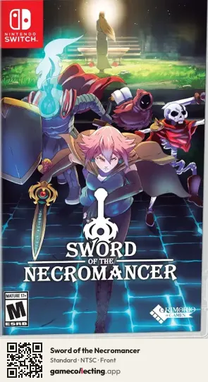Sword of the Necromancer Nintendo Switch, NTSC box front