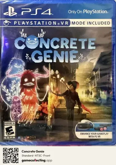 Concrete Genie PlayStation 4, NTSC box front