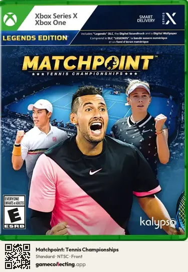 Matchpoint: Tennis Championships Xbox Series X, NTSC box front
