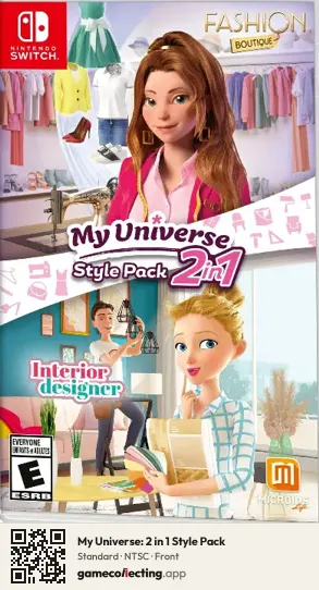 My Universe: 2 in 1 Style Pack Nintendo Switch, NTSC box front