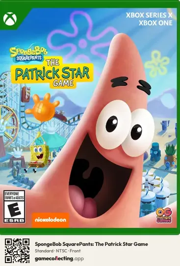 SpongeBob SquarePants: The Patrick Star Game Xbox Series X, NTSC box front