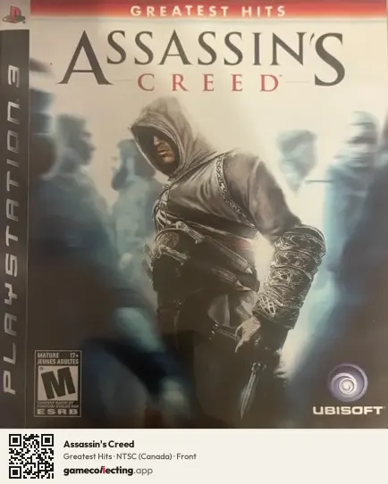 Assassin's Creed PlayStation 3, Canada box front