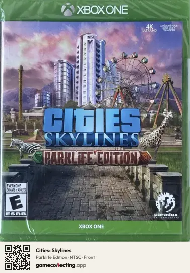 Cities: Skylines Xbox One, NTSC box front