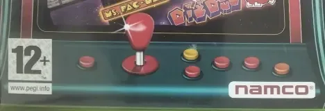 Namco Museum Virtual Arcade, the PEGI square on its front