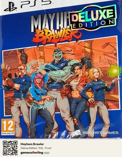 Mayhem Brawler PlayStation 5, PAL box front