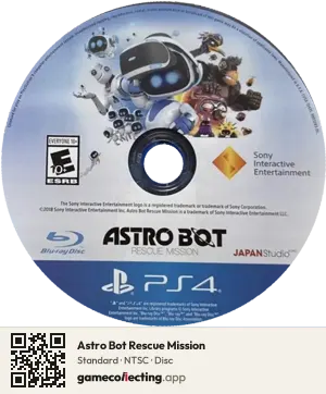 Astro Bot Rescue Mission PlayStation 4, NTSC disc