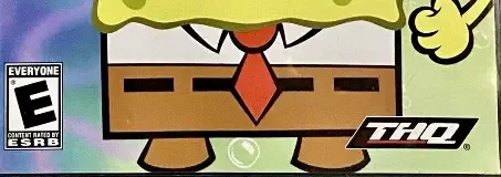 SpongeBob SquarePants: Battle for Bikini Bottom, the ESRB box on its front