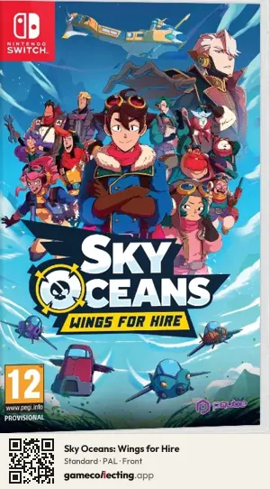 Sky Oceans: Wings for Hire Nintendo Switch, PAL box front