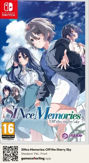 SINce Memories: Off the Starry Sky Nintendo Switch, PAL box front