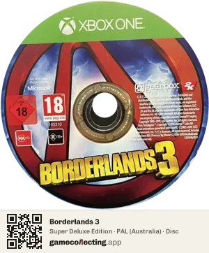 Borderlands 3 Xbox One, PAL disc