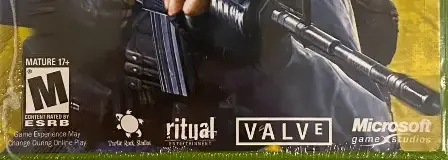 Counter-Strike, the ESRB box on its front