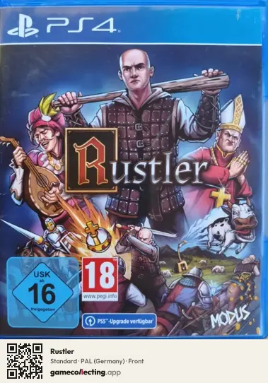 Rustler PlayStation 4, Germany box front