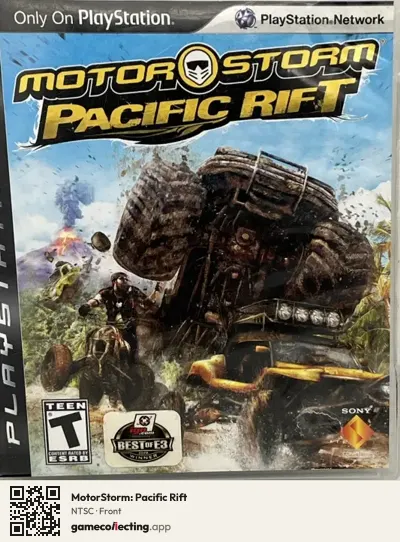 MotorStorm: Pacific Rift PlayStation 3, NTSC box front