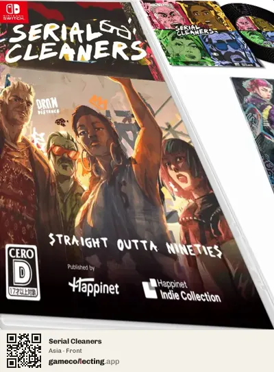 Serial Cleaners Nintendo Switch, Asia box front