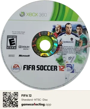 FIFA 12 Xbox 360, NTSC disc