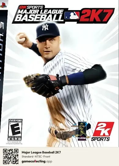 Major League Baseball 2K7 PlayStation 3, NTSC box front