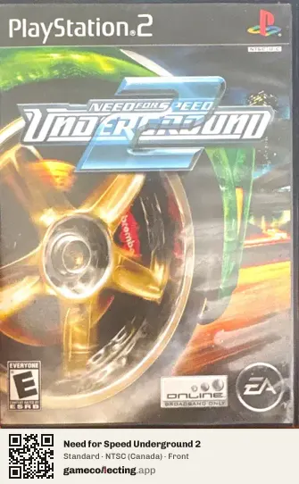 Need for Speed Underground 2 PlayStation 2, Canada box front