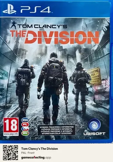 Tom Clancy's The Division PlayStation 4, PAL box front