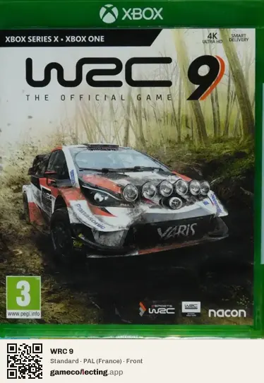 WRC 9 Xbox Series X, France box front